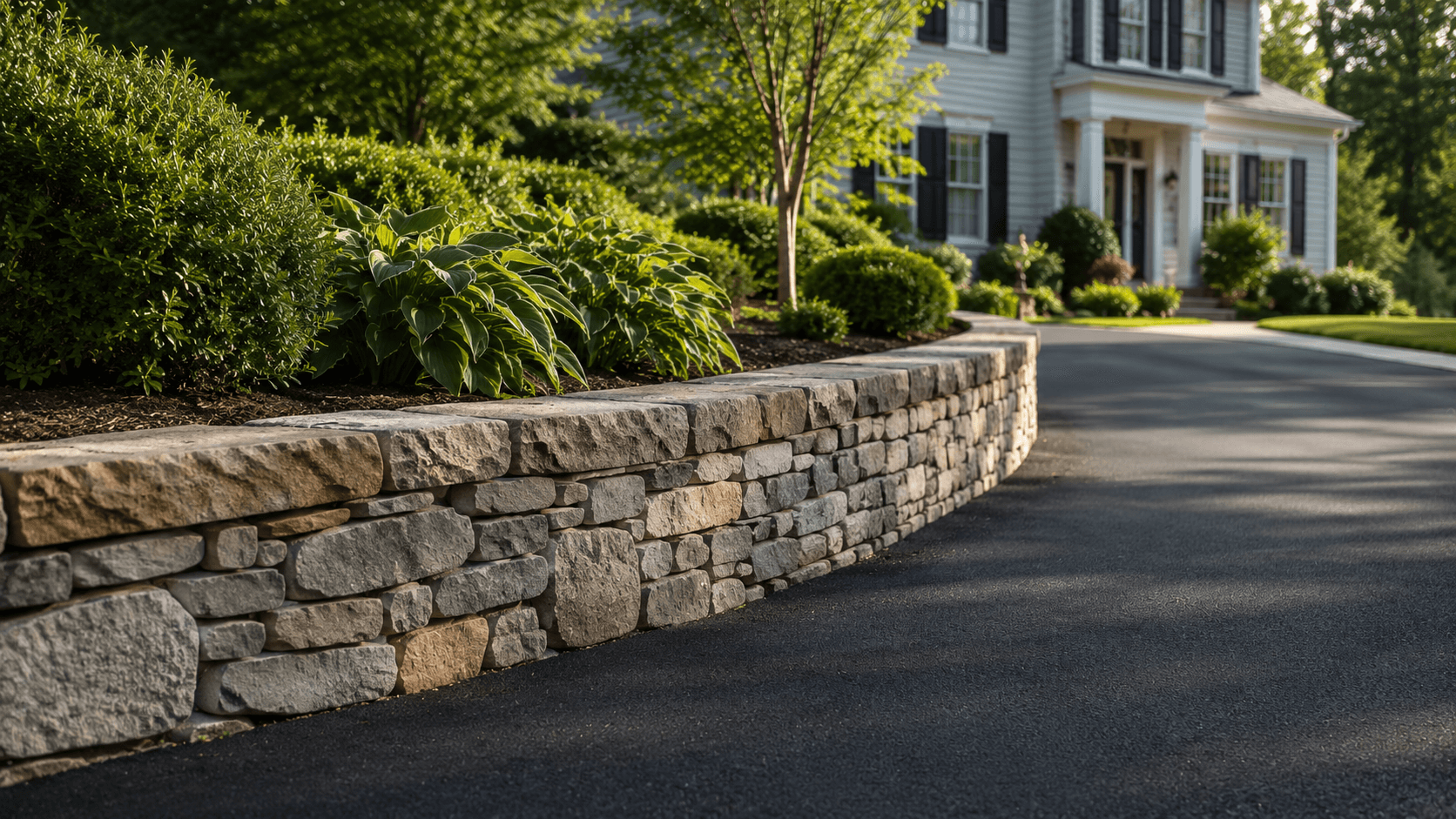 Retaining Wall & Hardscaping