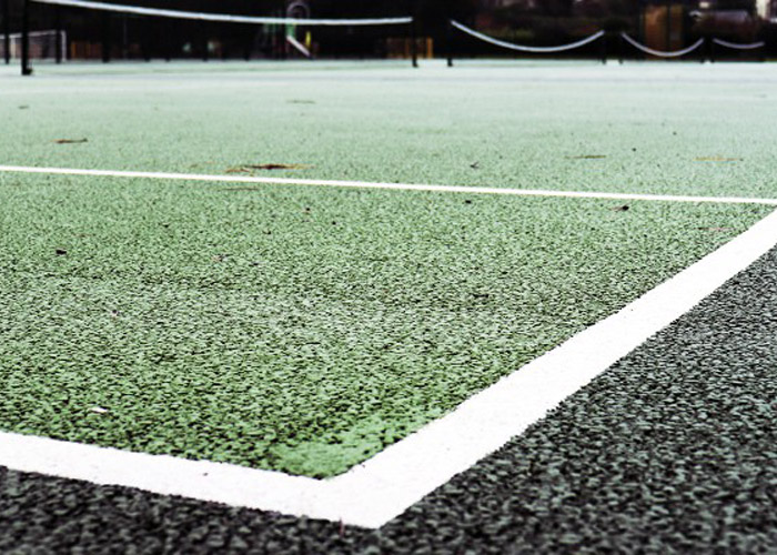 tennis court pavement